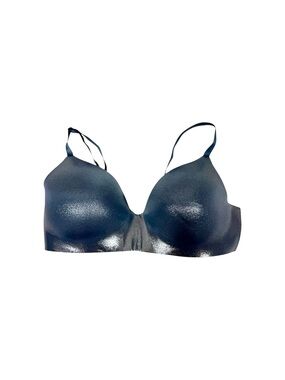Victoria's Secret Shimmer Wireless T-Shirt Bra in blue size 38D